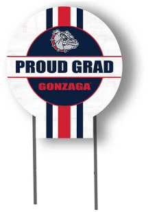 Gonzaga Bulldogs KH Sports Fan Grad graduation graphic Yard Sign - White