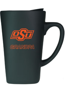 Oklahoma State Cowboys 16oz Grandpa Soft Touch Ceramic Mug - Black