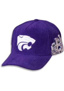 Woodn Grail K-State Wildcats Stadium Patch Adjustable Hat - Purple