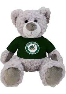 William & Mary Tribe MASCOTFACTRY CZBR Coozie BearGray Plush - Green