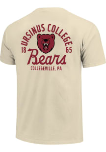 Ursinus Bears Ivory Mascot Overlay Short Sleeve T Shirt