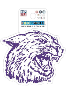 K-State Wildcats Wildcat Durable Stickers - Purple