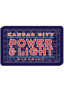 Kansas City Power & Light 3.5" Stickers - Blue