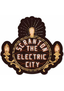 Scranton The Electric City 3.5" Stickers - White