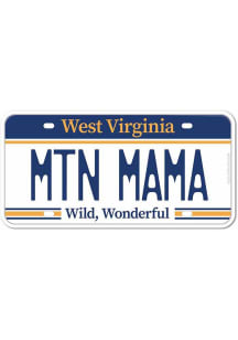 West Virginia 4" License Plate Stickers - White