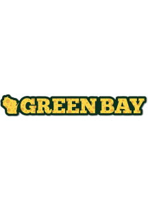 Green Bay Cheese Stickers - Yellow