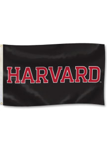 Harvard Crimson 3'x5' NyloMax Silk Screen Grommet Flag - Black