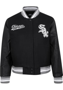 Mens Chicago White Sox Pro Standard Mens Script Tail Heavyweight Jacket - Black