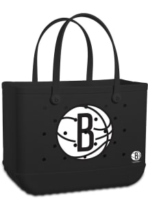 Brooklyn Nets Black Large Bogg Bag Tote