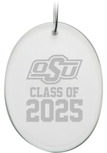 Oklahoma State Cowboys Class of 2025 Oval Ornament - White
