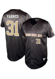 Braxton Varnes  Florida State Seminoles Mens Black NIL Baseball Jersey