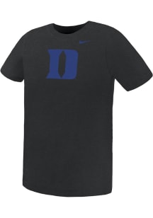 Nike Duke Blue Devils Boys Black Primary Logo Short Sleeve T-Shirt