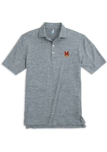 Johnnie O Maryland Terrapins Mens Black Huron Short Sleeve Fashion Polo