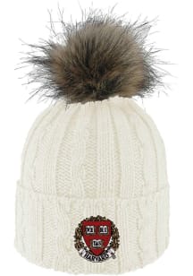 LogoFit Harvard Crimson White Alps Womens Knit Hat
