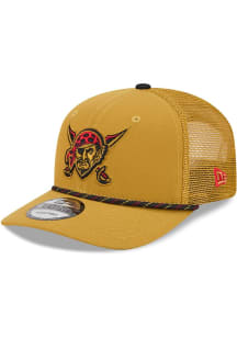 New Era Pittsburgh Pirates City Connect 970 Trucker Adjustable Hat - Gold