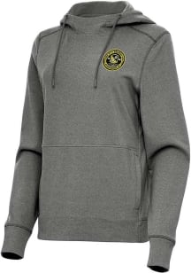 Antigua Pittsburgh Riverhounds SC Womens Black Justice Hooded Sweatshirt