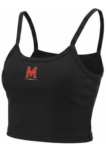 Maryland Terrapins Womens Black Cami Tank Top