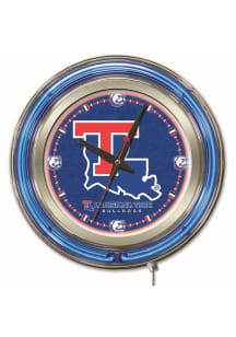 Louisiana Tech Bulldogs Double Neon Wall Clock