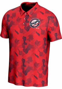 ProSphere Louisville Bats Mens Red CAMO Short Sleeve Polo