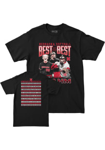Jordy Frahm Nebraska Cornhuskers Youth Black BEST OF THE BEST Fashion Player Tee