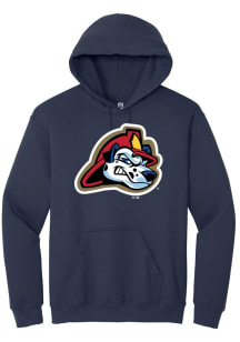 Summit Sportswear Peoria Chiefs Mens Navy Blue Primary Logo Long Sleeve Hoodie