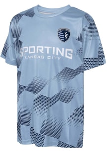 Sporting Kansas City Youth Light Blue Sheer Thrill Short Sleeve T-Shirt