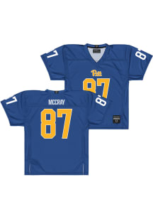 Demetrice Mccray  Campus Ink Pitt Panthers Blue NIL Football Jersey