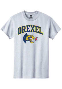 Summit Sportswear Drexel Dragons Grey Arch Logo Short Sleeve T Shirt