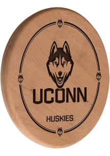 UConn Huskies Laser Engraved Sign - Brown