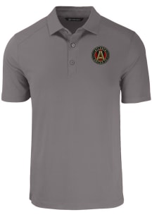 Cutter and Buck Atlanta United FC Graphite Forge Eco Stretch Big and Tall Polo