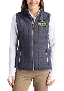 Cutter and Buck Michigan Wolverines Womens Anthracite 2026 MBB Champions Rainier PrimaLoft Vest