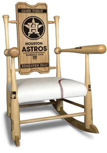 Houston Astros Memories and Dreams Baseball Bat Rockers