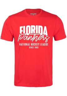Levelwear Florida Panthers Red Richmond Response Short Sleeve T Shirt