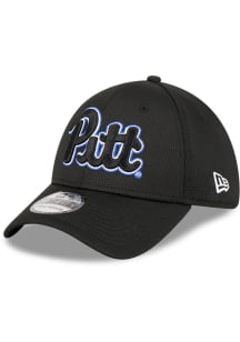 New Era Pitt Panthers Mens Black DL Team Pop 39THIRTY Flex Hat