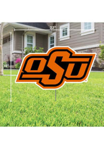 Oklahoma State Cowboys Primary Yard Sign - Orange