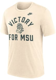 Nike Michigan State Spartans White Legacy Mantra Mascot Short Sleeve Fashion T Shirt