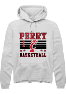 Mya Perry Cincinnati Bearcats Mens White NIL Striped Player Hood