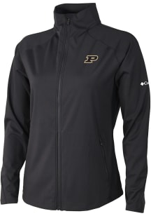 Columbia Purdue Boilermakers Womens Black Fairway Friends Light Weight Jacket