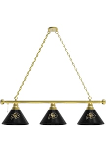 Colorado Buffaloes 3 Shade Gold Billiard Lamp