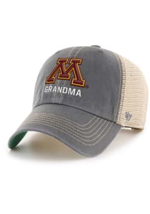 47 Minnesota Golden Gophers Grandma Trawler Adjustable Hat - Charcoal