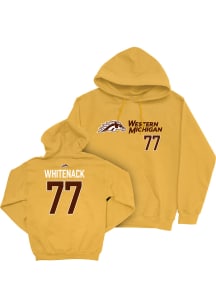 Hunter Whitenack Western Michigan Broncos Mens Gold NIL Sideline Player Hood