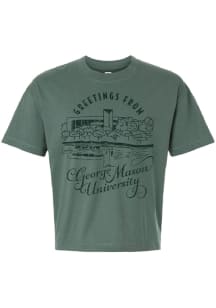 Summit Sportswear George Mason University Womens Green Greetings From Short Sleeve T-Shirt