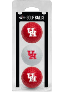 Houston Cougars 3 Pack Golf Balls