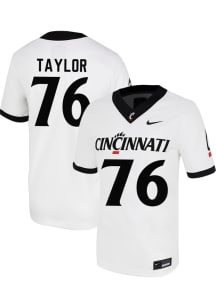 Zach Taylor  Nike Cincinnati Bearcats White Football NIL Football Jersey