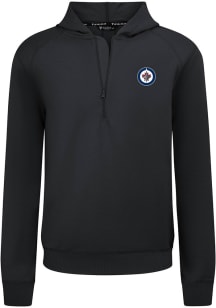 Levelwear Winnipeg Jets Mens Black Technic 3D Embroidered Patch Medium Weight Jacket