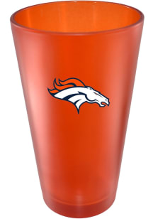 Denver Broncos 16oz Frosted Pint Glass - Navy Blue