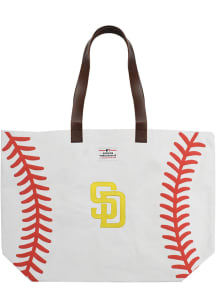San Diego Padres White Baseball Tote Tote