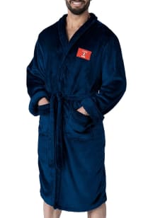 Illinois Fighting Illini Navy Blue Dad Silk Touch Bathrobes