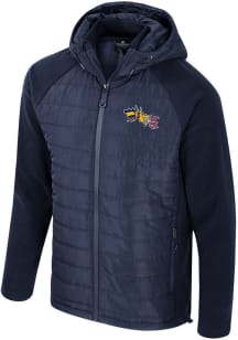 Colosseum Drexel Dragons Mens Navy Blue Block the Sun Medium Weight Jacket