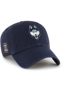 47 UConn Huskies 2026 Mens Basketball Final 4 Clean Up Adjustable Hat - Navy Blue